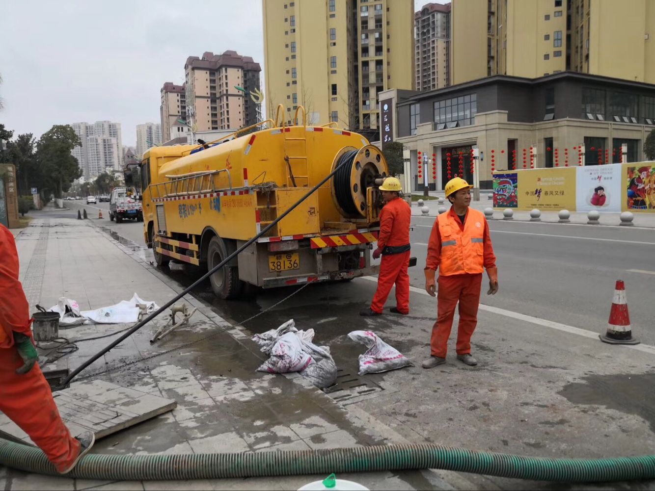 扎赉特排污管道清淤-管道清洗